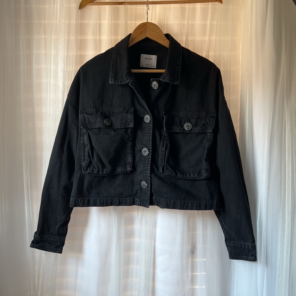Bershka Black Jacket - Picture 3 of 7